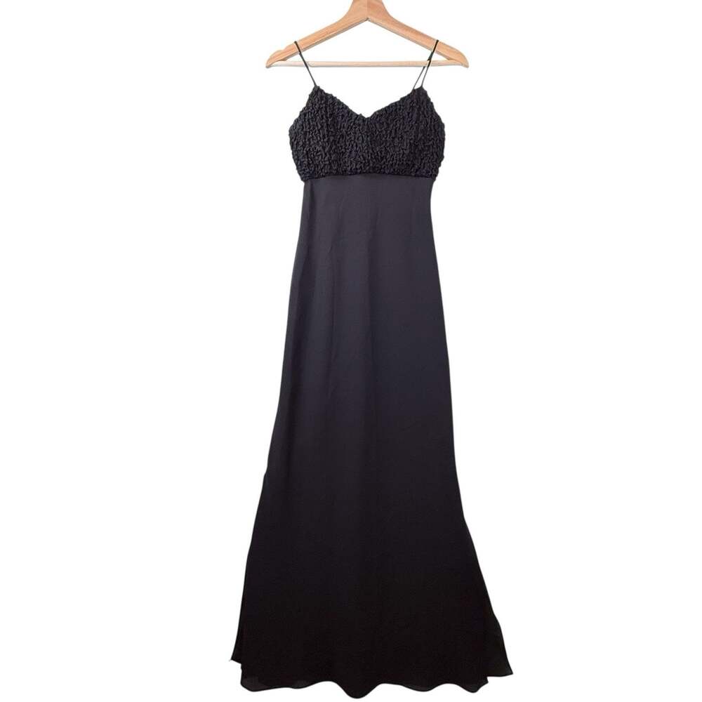 VTG Y2k 90s Sweetheart Empire Waist Maxi Gown Long Dress WOMENS SIZE 4 Evening